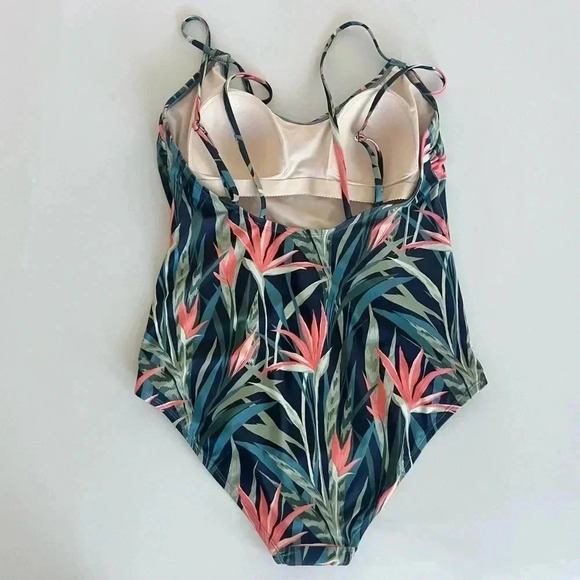 NWOT Kona Sol Birds of Paradise One Piece Swimsuit - Picture 3 of 6